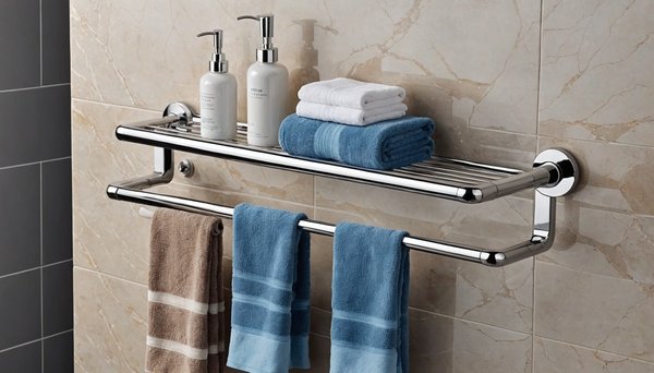 Porte serviette salle de bain sans percer : élégance et praticité