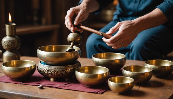 Découvrez les bienfaits des bols chantants tibétains