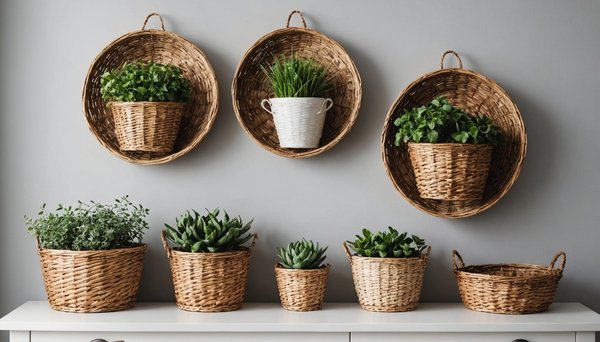 Ajoutez du style et de l'organisation grâce aux paniers muraux